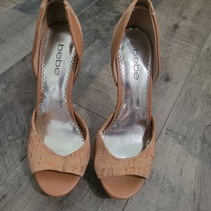 Bebe platform heels